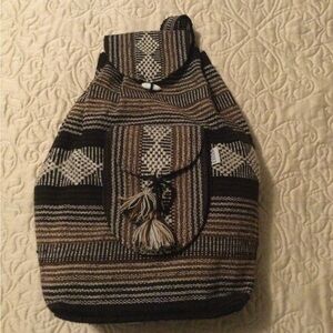 New- Bohemian Woven Backpack